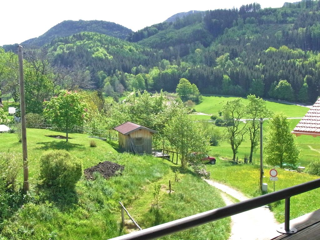 Ausblick vom Balkon