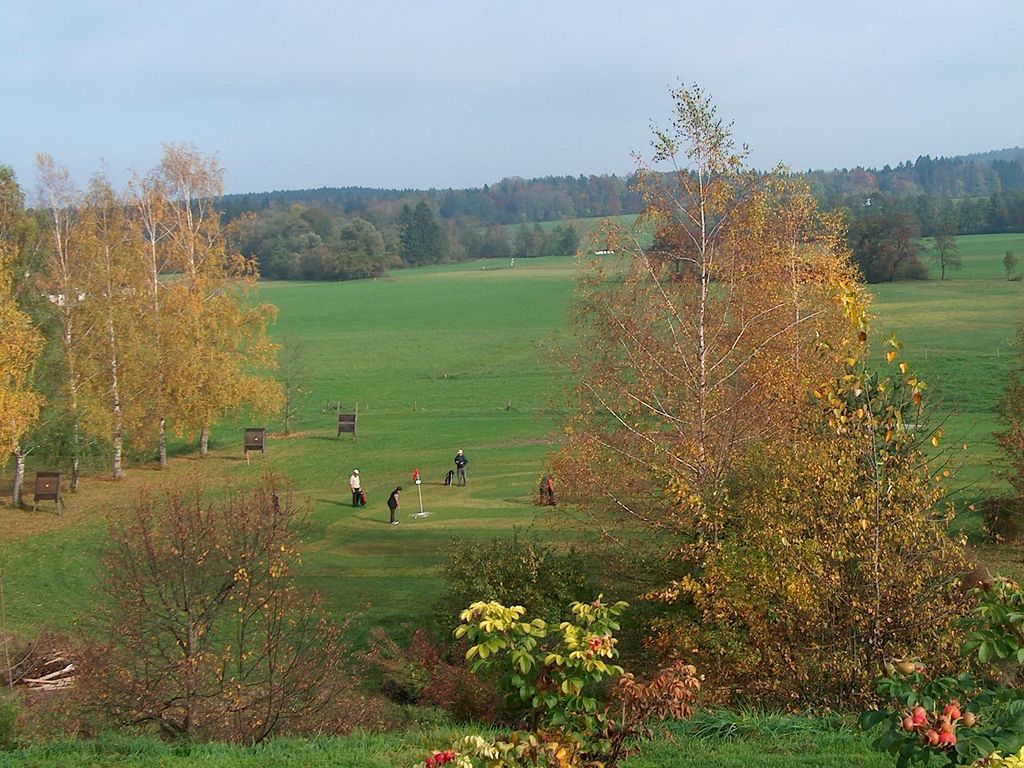Balkonaussicht Blick ins Grüne