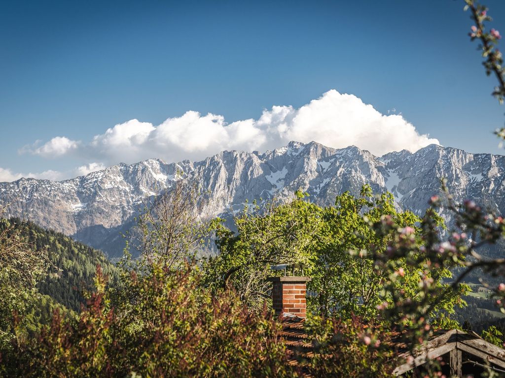Aussicht aus der Ferienwohnung WilderKaiser