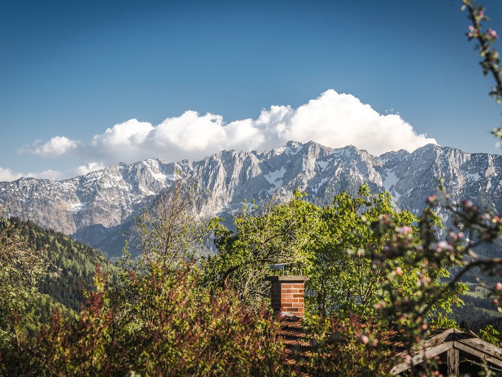Aussicht aus der Ferienwohnung WilderKaiser