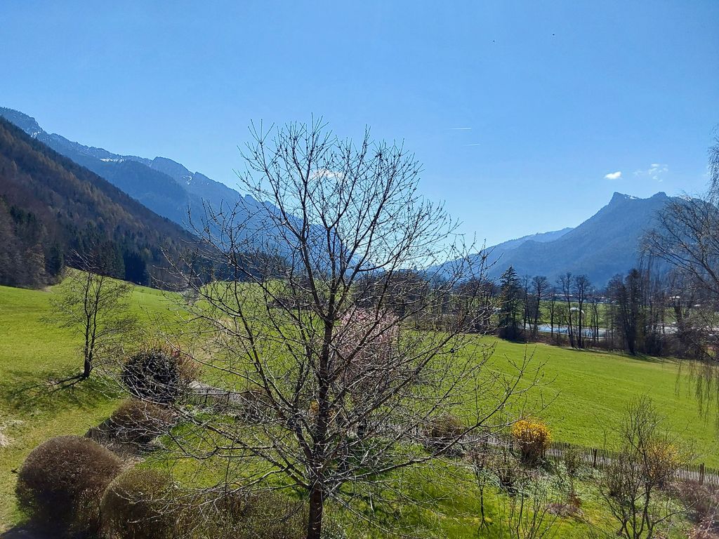 Ausblick Richtung Aschau i.Chiemgau und Badeplatz