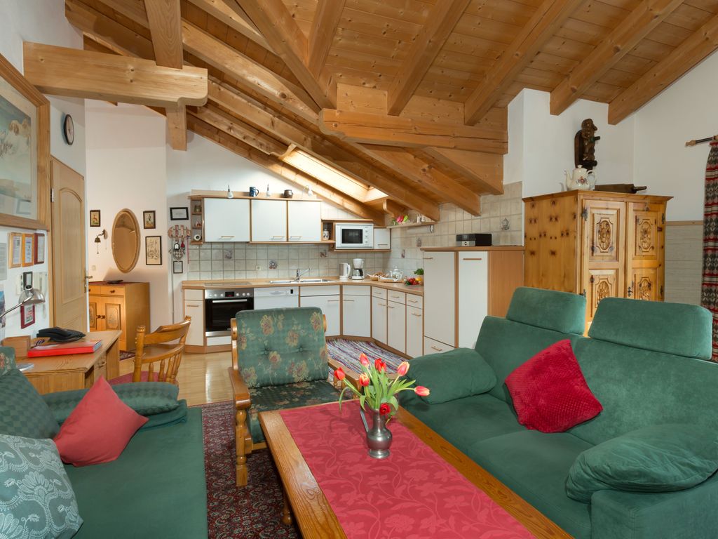 Wohnraum Ferienwohnung Kampenwand