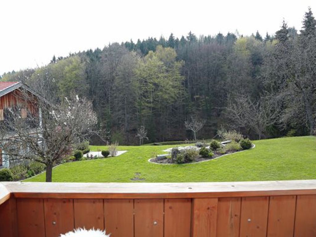 Blick vom Balkon