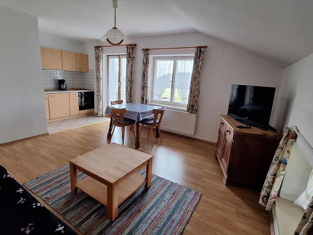 Wohnküche mit Balkon Zugang