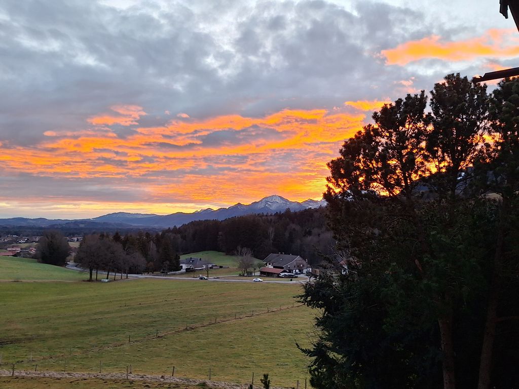 Aussicht vom Balkon