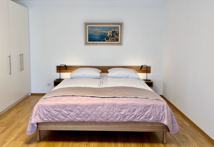 Ferienwohnung 3, 32 qm 1. Etage, kombinierter Wohn- und Schlafbereich