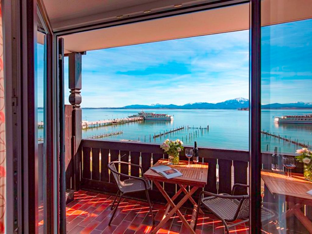 Blick vom Balkon
