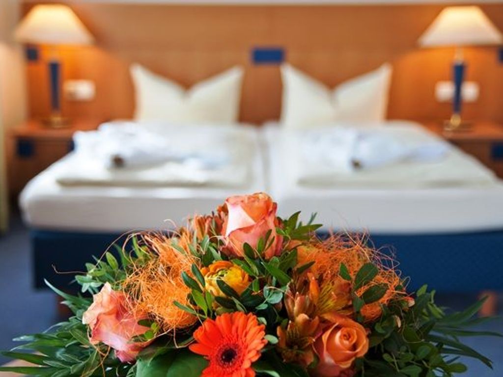 Beispiel Einzelzimmer Komfort, als Einbett- und Zweibettzimmerr