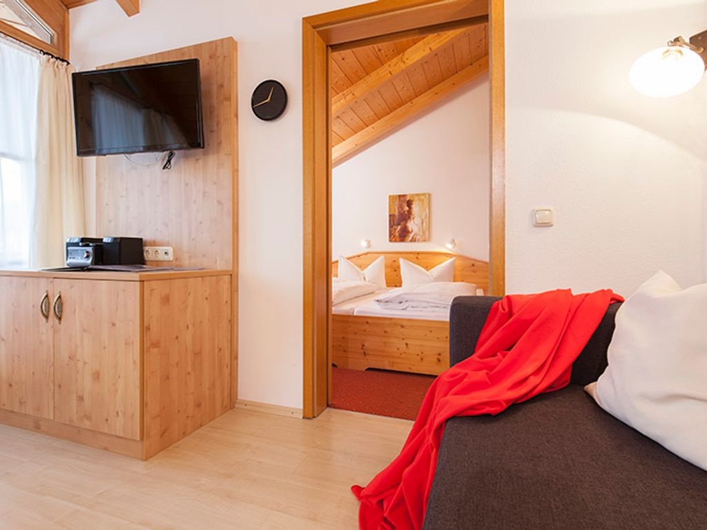 Blick ins Schlafzimmer