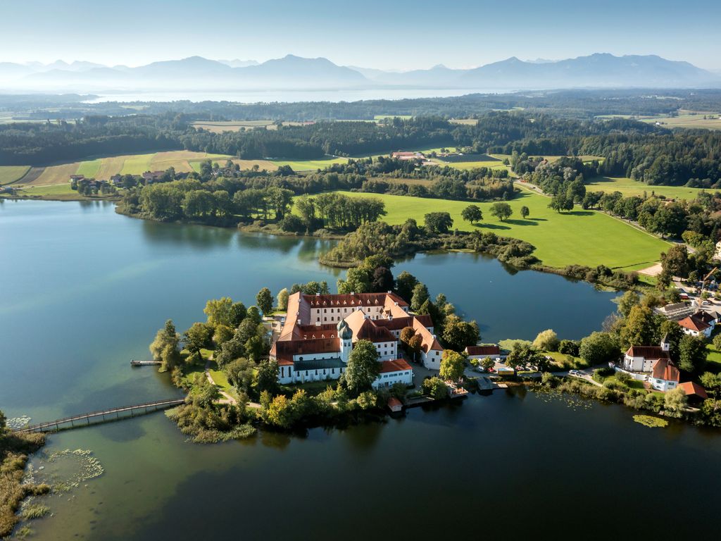 Kloster Seeon Luftaufnahme