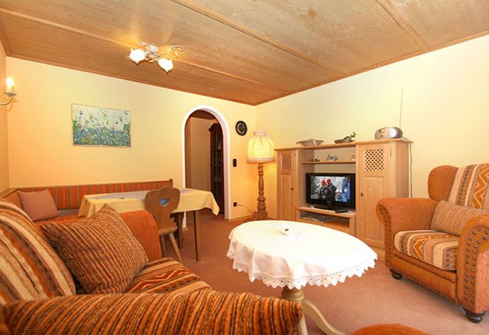Ferienwohnung 2, 55qm, Terrasse, Küche extra, 1 Schlafzimmer, max 2 Pers., WLAN