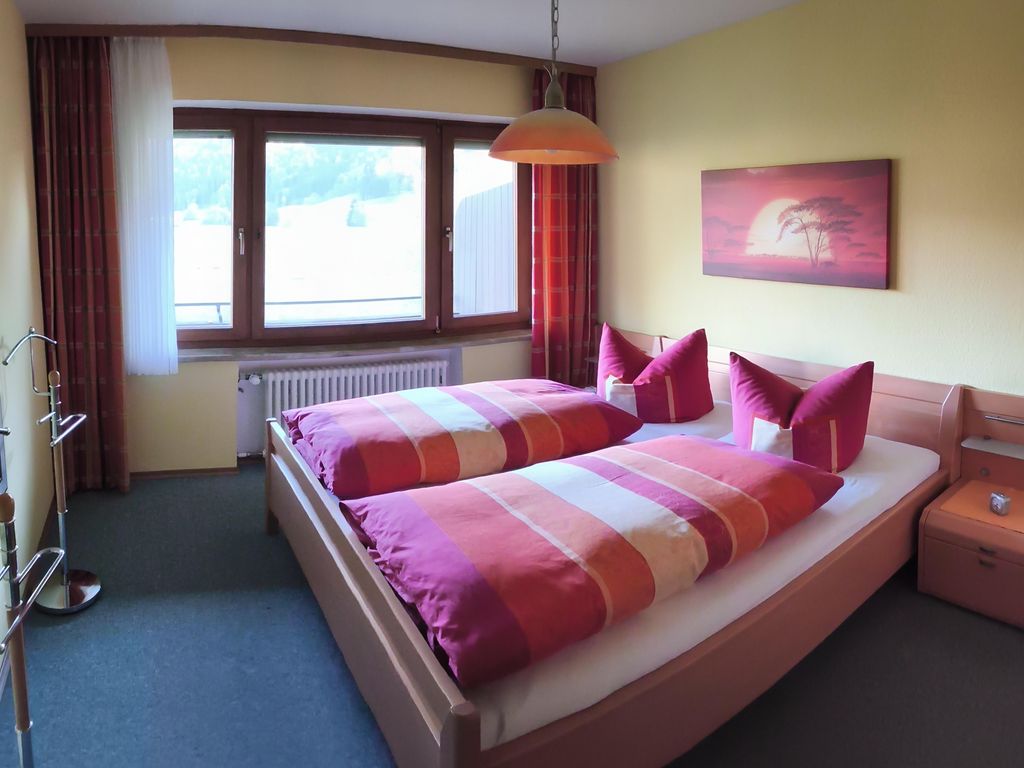 Blick in das Schlafzimmer