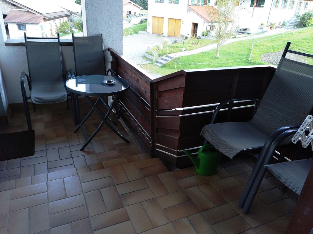 Blick vom Balkon
