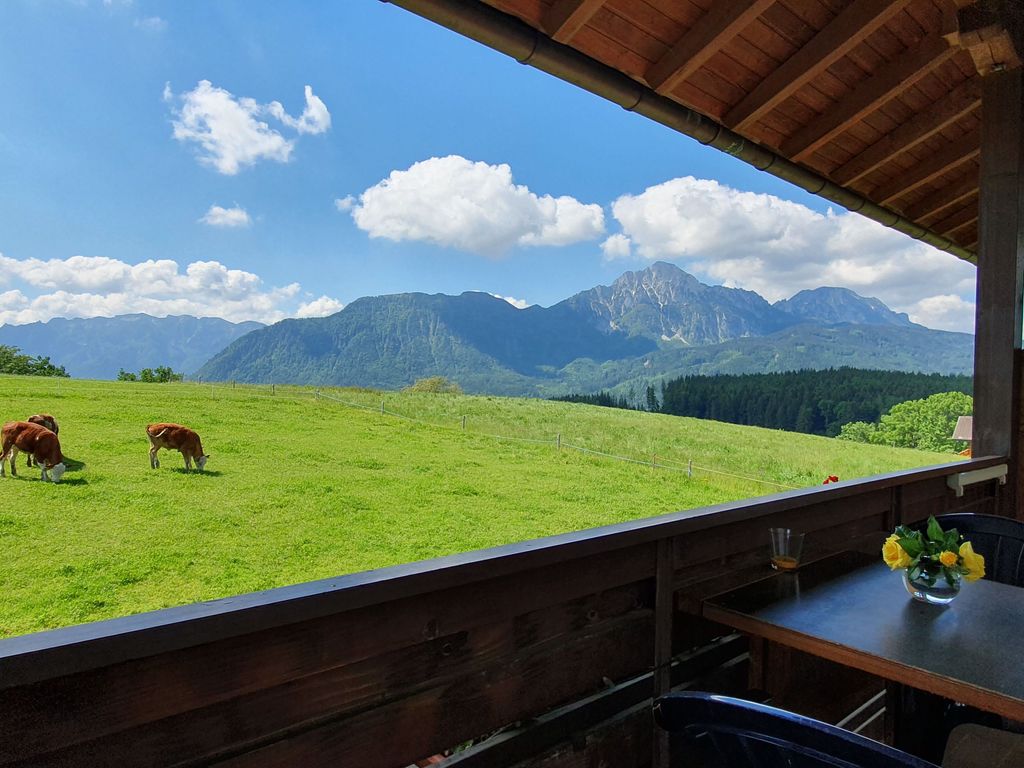 Blick vom Balkon