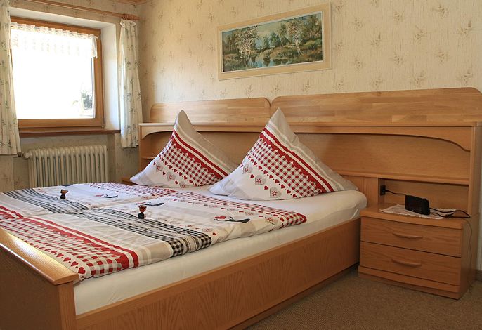 Doppelzimmer Wimbachgries - Dusche/WC, 20 qm, TV, Radiowecker, Zusatzliege, Obergeschoss