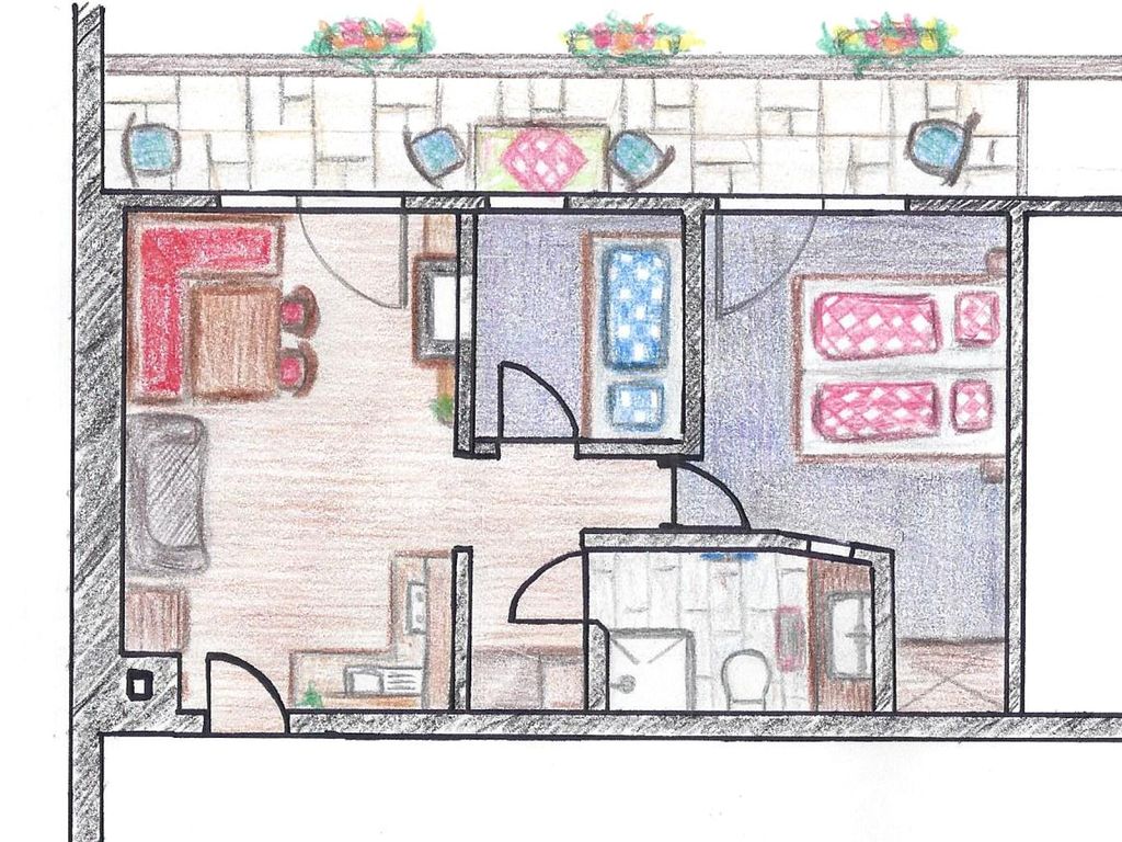 Grundriss Ferienwohnung Panoramablick