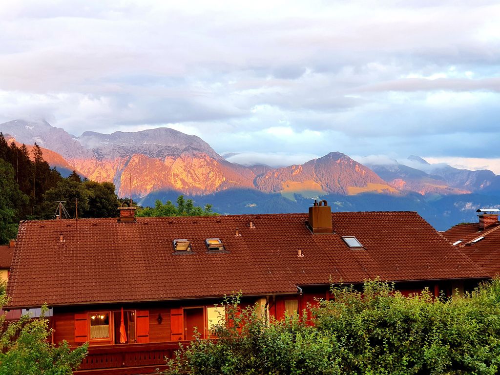 Bergblick vom Balkon Fewo Rauher Kopf