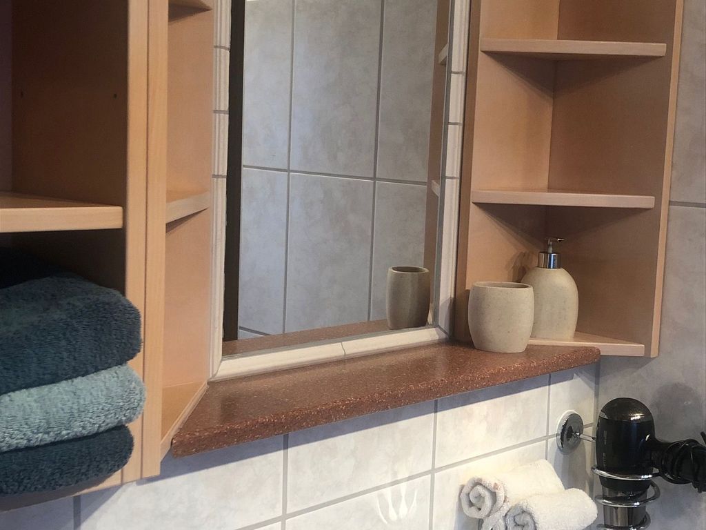 Dusche mit WC