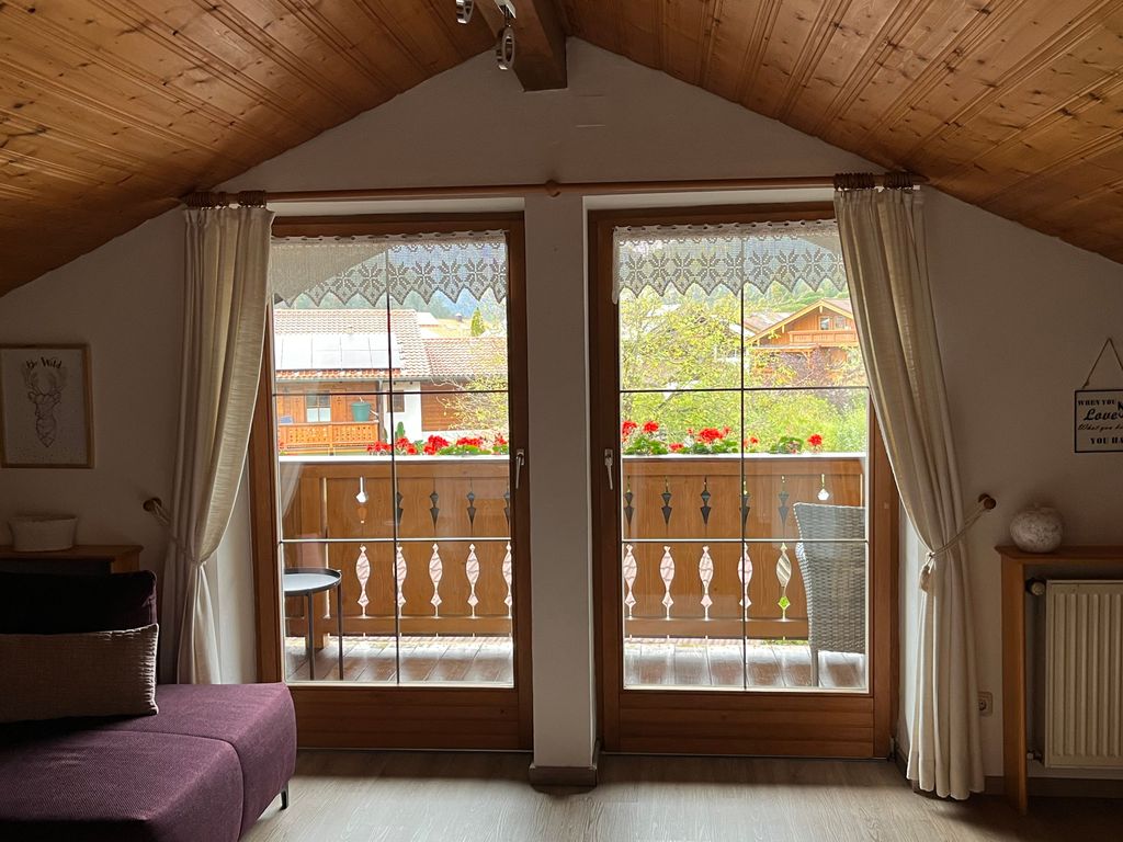 Blick auf den Balkon
