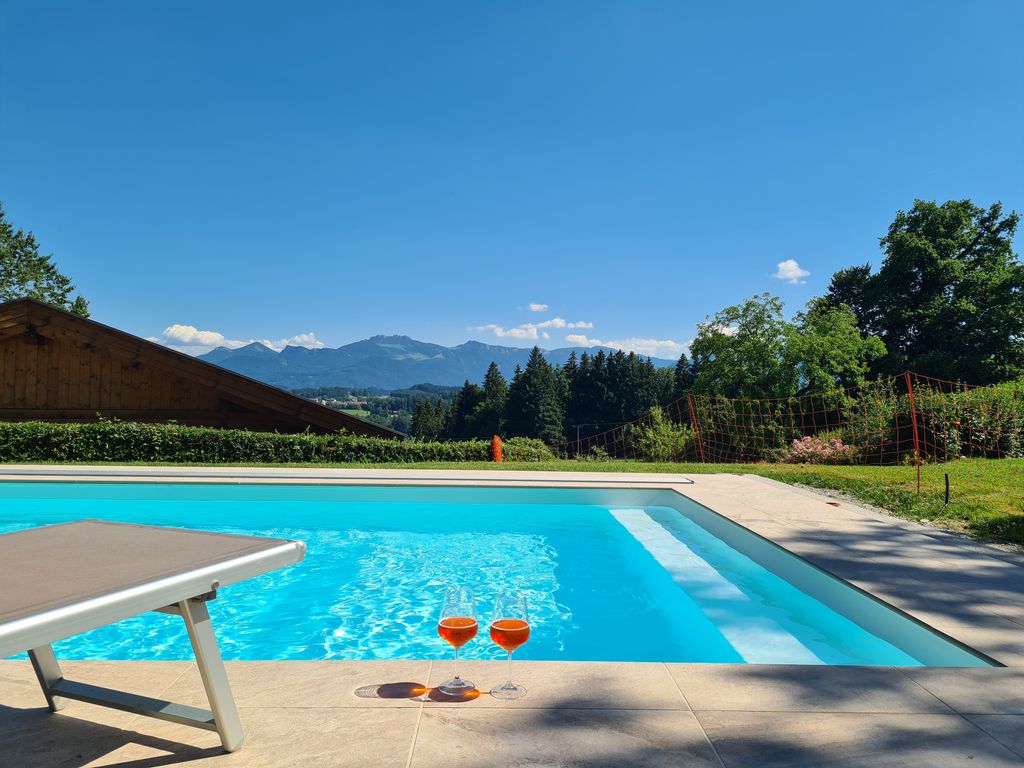 Unser neuer beheizter Aussenpool
