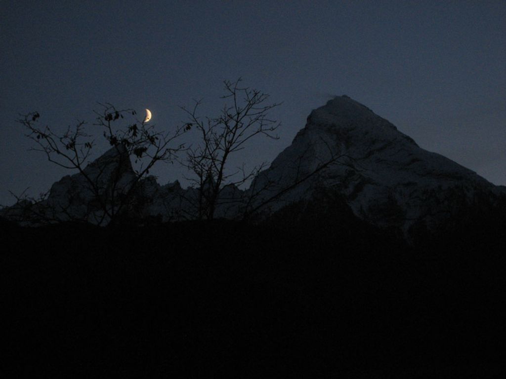 Watzmann bei Nacht