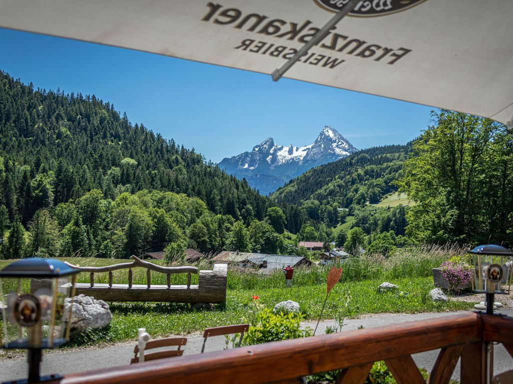 Watzmannblick von der Terrasse