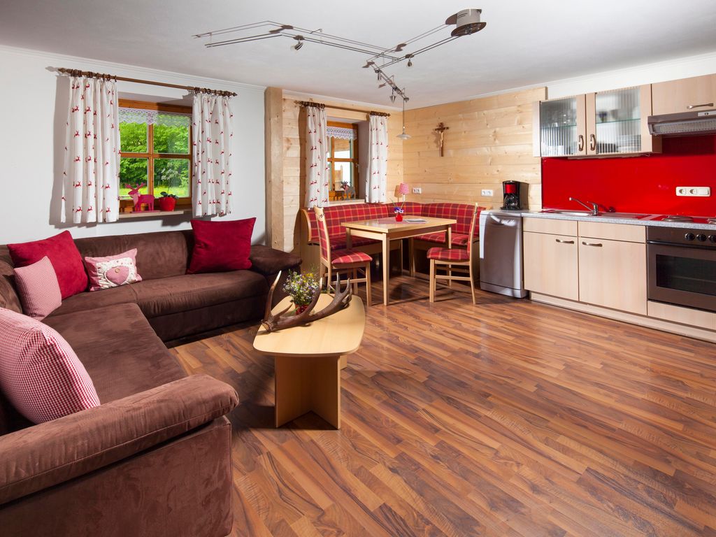 Wohnküche Ferienwohnung Hoher Göll