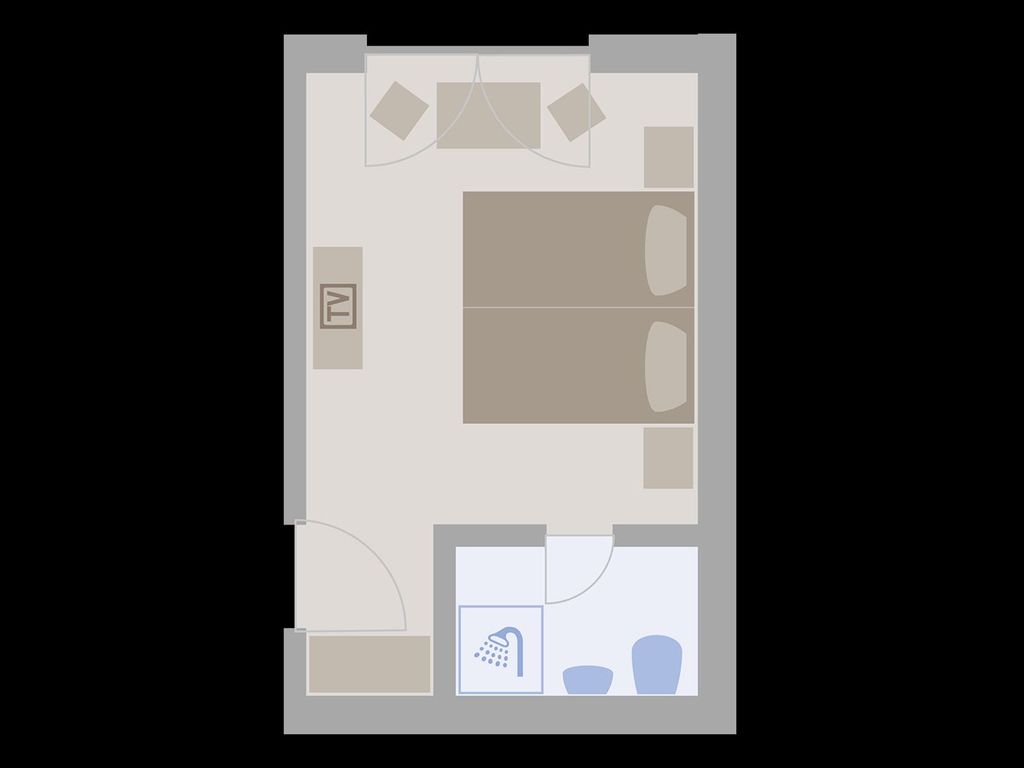 Grundriss Doppelzimmer