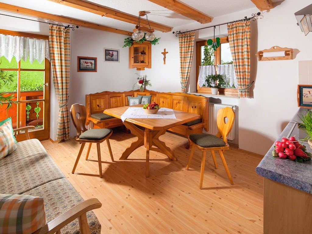 Wohnzimmer in der Ferienwohnung Barmstein