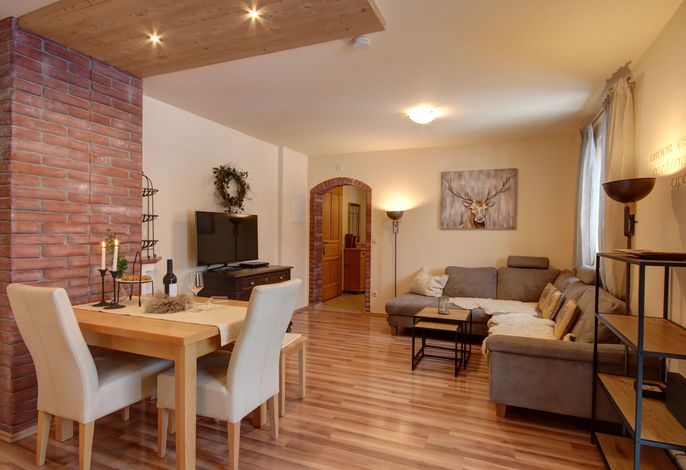 Ferienwohnung GartenLust für 4 Personen, 2 Schlafzimmer, Balkon, 70 qm