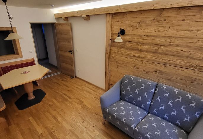Ferienwohnung 2 Personen, 40 qm, Jenner, sep. Schlafzimmer, Balkon