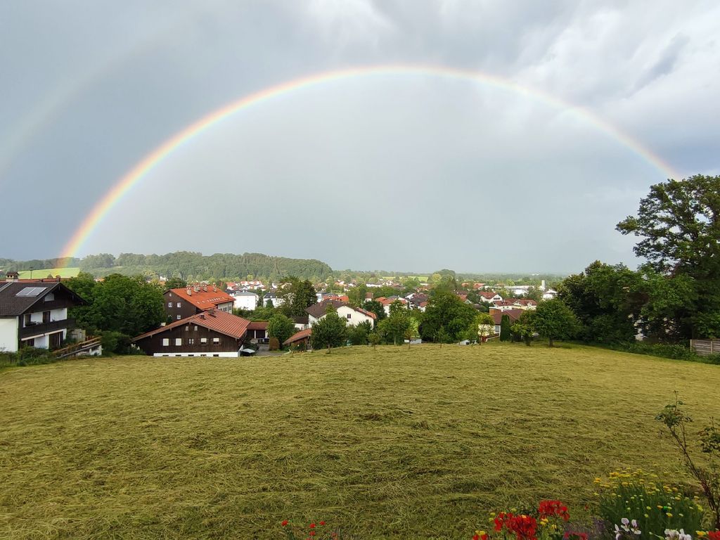 Regenbogen über Prien