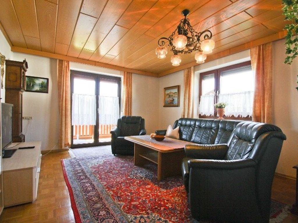Wohnzimmeransicht Ferienwohnung Genzinger