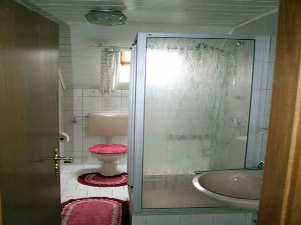 Das Badezimmer mit Tageslicht