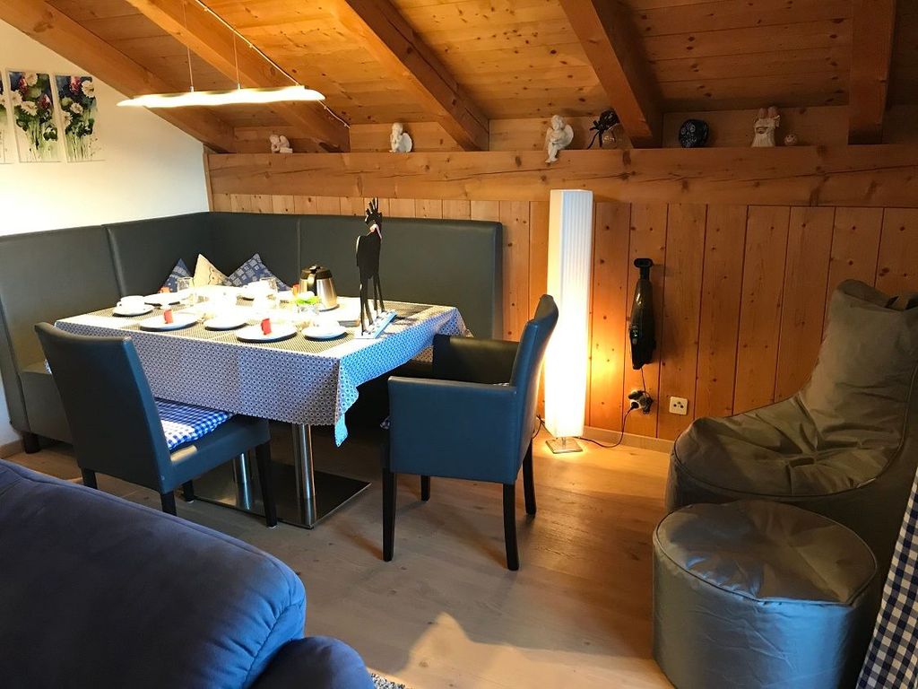 Eßecke mit Sitzsack zum entspannen