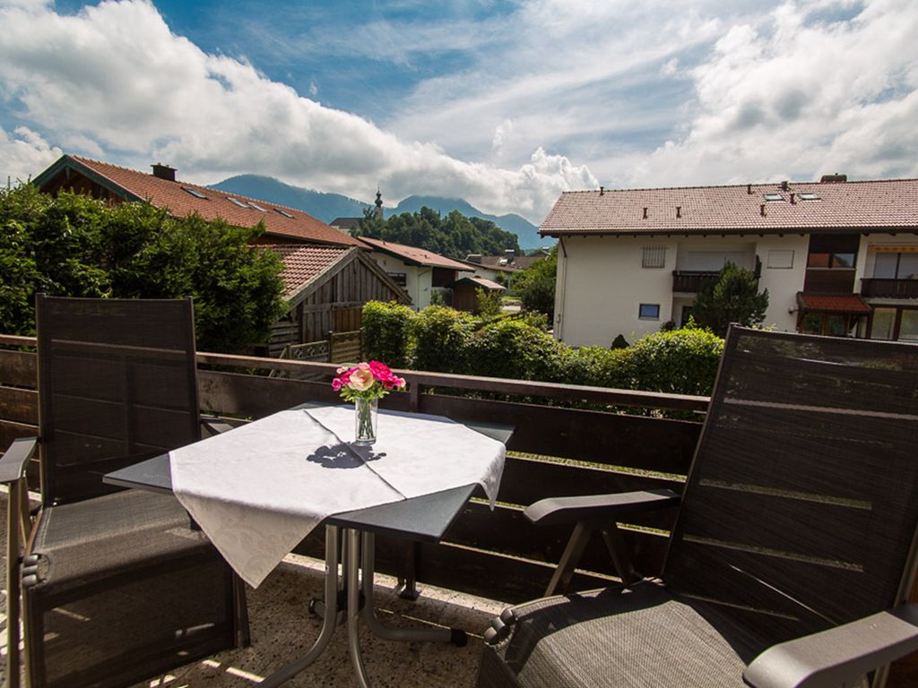 Ausblick vom Balkon