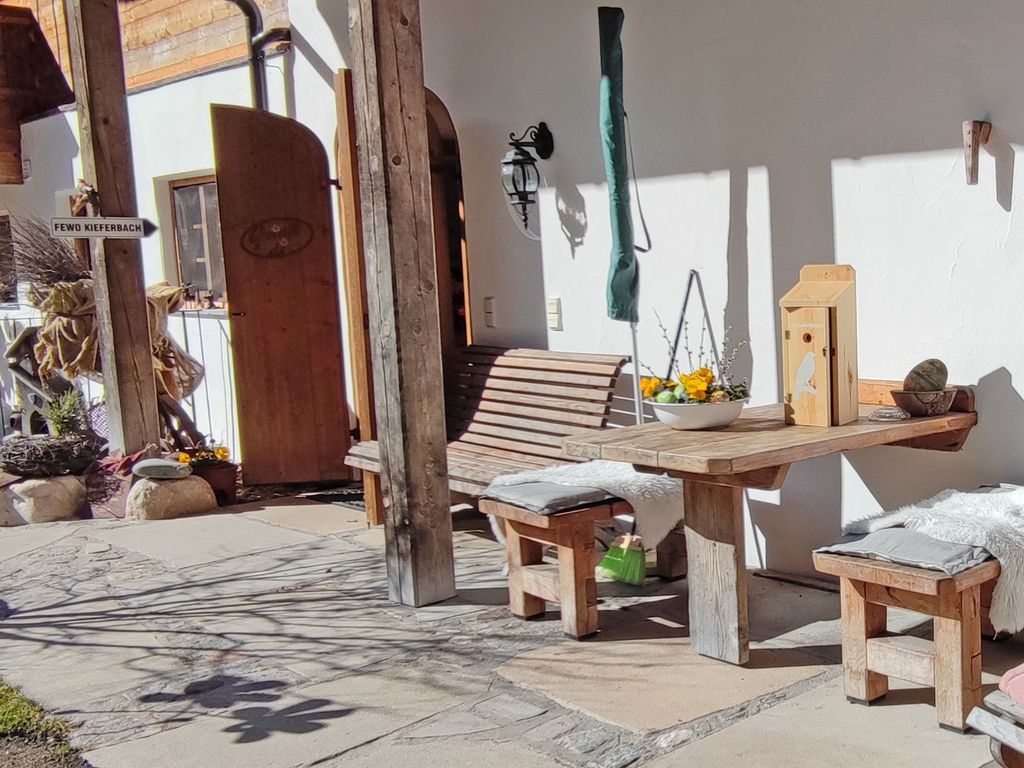 Terrasse Fewo Kieferbach