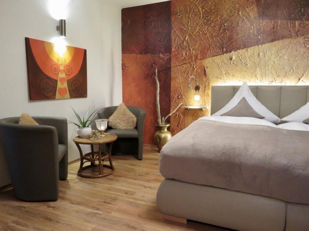 Schlafzimmer, Sitzplatz, FeWo "Feelings"