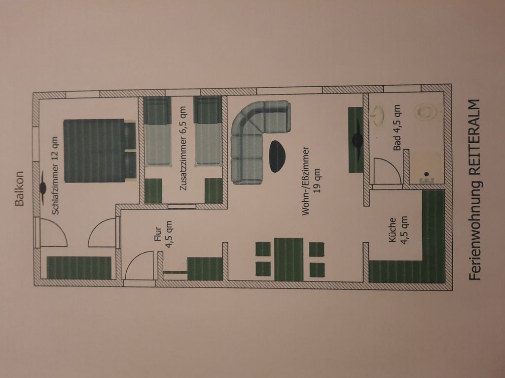 Grundriss Reiteralm Neu