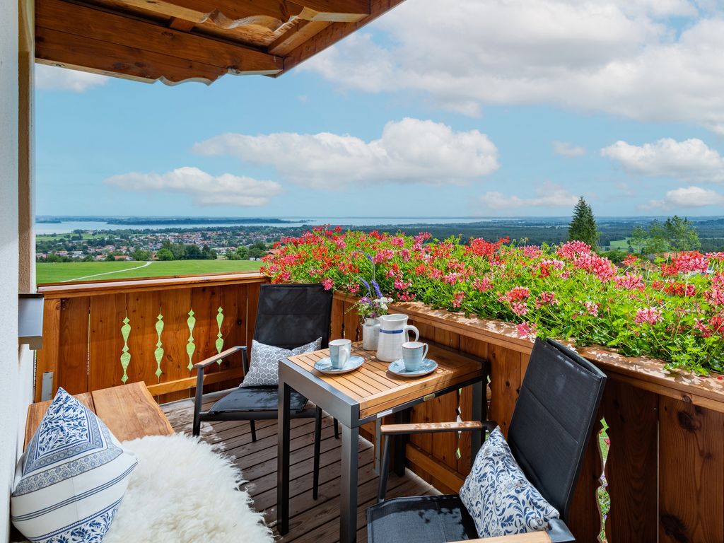 Blick vom Balkon