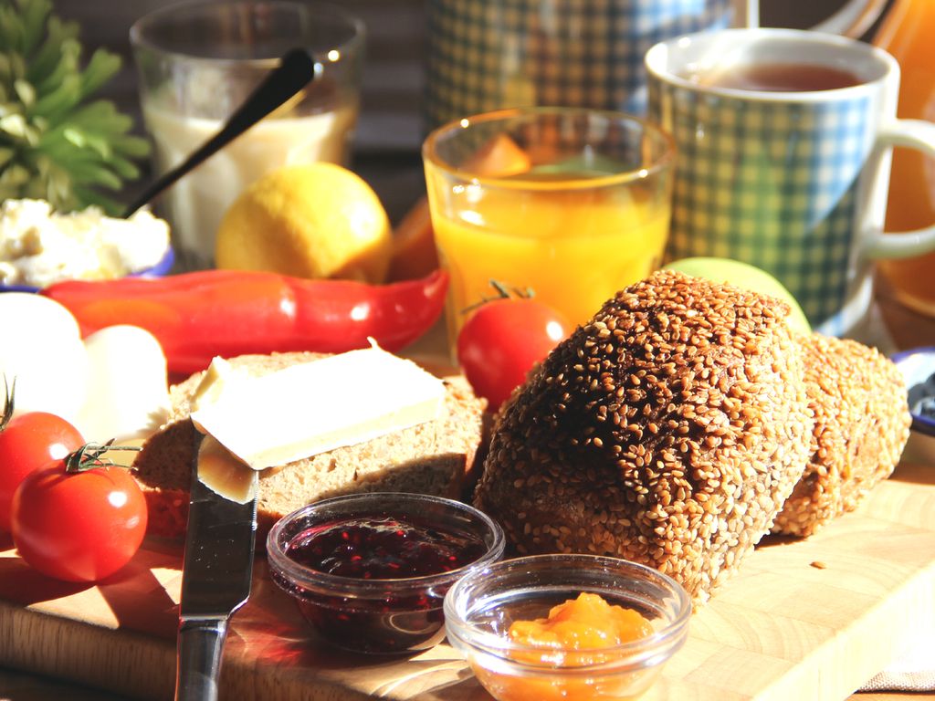 Frühstück Vitalort Pension Sonnenzeit