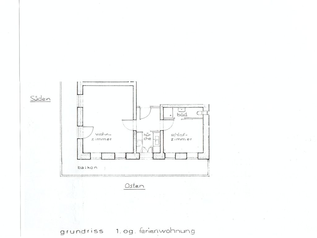 Grundriss Ferienwohnung