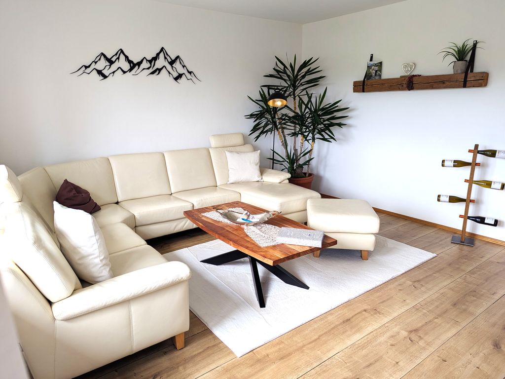 Wohnzimmer Kaiserblick hochwertig ausgestattet mit freien Bergblick