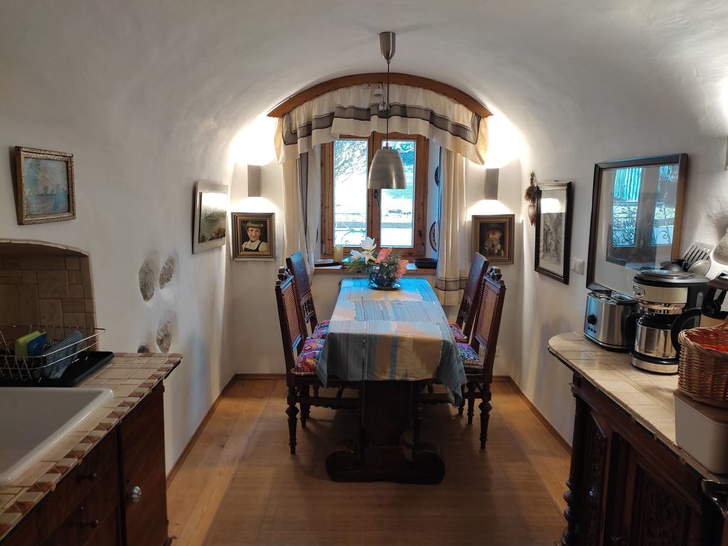 Gemütliche Wohnküche in der Ferienwohnung