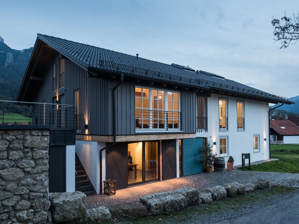 Hausansicht auf Wohnung Zellerhorn
