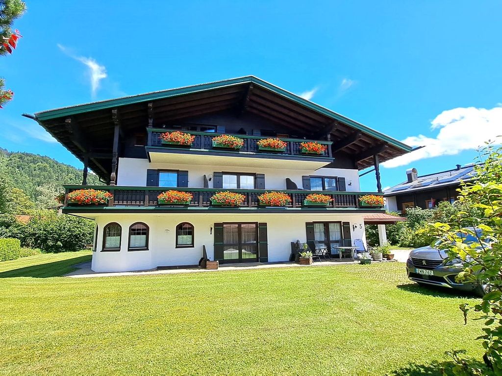 Das Haus Alpenland  - links unten die Wohnung 'Fleck'