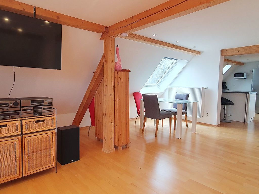 so wohnen Sie in der Ferienwohnung im Dachgeschoss