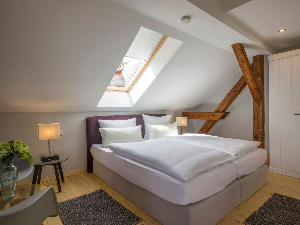 Schlafzimmer in der Ferienwohnung Villa Kaiser