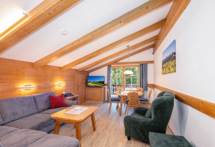 Ferienwohnung Südgiebel (306), ca. 75 qm mit Südbalkon und herrlichen Ausblick