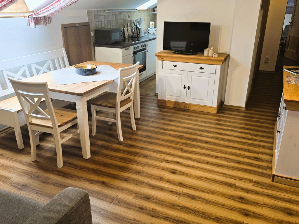 Ferienwohnung Hochfelln Wohnraum